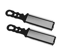 OFFIGAM 2pcs Men's Styling Comb Fine Tooth Hair Cutting Comb Barber Fade Hair for Women Clipper Detangler