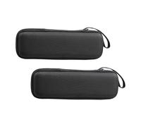 OFFIGAM 2pcs Microphone Carrying Case Hard Eva Shockproof Storage Bag for Handheld Microphones Travel-friendly Design with Protective Dividers for Studio and Live Events