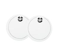 OFFIGAM 2pcs Protective Drum Sticker Set Single Step Patches for Drum Pads Boys and Girls