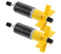 OFFIGAM 2pcs Replacement Parts Submersible Pump Rotor with Magnetic Plastic Impeller for Hot Tub and Spa Tub Pump, Sturdy Replacement Filter Impeller for Household Fish Tanks and Fountains
