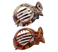 OFFIGAM 2pcs Round Shape Hair Barrettes Delicate Hair Clips for Women Elegant Hairpins for Casual Wedding Prom and Dress Up Occasions Fashionable Accessory for Friends