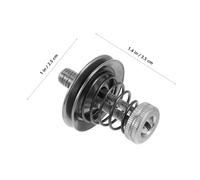 OFFIGAM 2pcs Sewing Machine Accessories Yarn Sewing Machine Thread Holder Spool Thread Clamps Stainless Steel Metal Silver