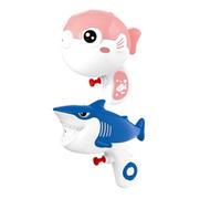 OFFIGAM 2Pcs Shark Pufferfish Water Soaker Cute Ocean Animal Water Guns for Summer Pool Parties Beach Games Outdoor Fun