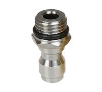 OFFIGAM 2pcs Stainless Steel Quick Coupler Set 1/4" Male Plug Adapter for Pressure Washer with 14mm Thread Size, Professional Designed Surface Cleaner and Telescoping Wand Connector
