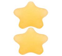 OFFIGAM 2pcs Star Grip Strengthener Hand Exercise Ball for Hand Strength and Finger Training Yellow Tpr Squeeze Ball Wrist and Forearm Muscles Portable Rehab Tool for Work the Road