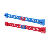 OFFIGAM 2PCS Table Football Score Counter Large Foosball Score Indicator for Enhanced Game Fairness Aesthetics Design Red Blue for Tabletop
