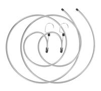 OFFIGAM 2pcs Thickened 304 Stainless Steel Spiral Drying Rack Hangers for Large Bed Sheets and Towels, Windproof Laundry Hanger Set Suitable for Indoor Clothes Drying Random Style