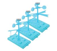 OFFIGAM 3 Sets DIY Wind Vane Kit for Plastic Weather Vane Model for Stem Science Learning Classroom Wind Speed Indicator Experiment Tools Primary School Teaching Aid for Weather