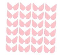 OFFIGAM 30pcs Pink Glitter Angel Wing Cake Toppers for Cupcake Decorations DIY Crafts and Christmas Ornament Displays for Parties and Special Events