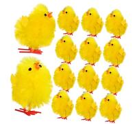 OFFIGAM 36 Pcs Mini Easter Chicks Fluffy Little Chickens for Festive Home Decoration Adorable Fillers and Craft Accessories for Easter Celebrations