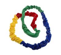 OFFIGAM 3m Elastic Resistance Band for Outdoor Cooperative Exercise, Stretchy Rainbow Rope for Group Activities and Dynamic Movement, Suitable for 3-5 Team Building