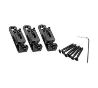 OFFIGAM 3pcs Electric Guitar Bridge Replacement Metal Guitar Bridge for String Saddle Use Electric