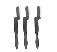 OFFIGAM 3Pcs Foldable Eyelash Combs Eyebrow Brushes for Daily Makeup Portable Grooming Tool for Defined Lashes Neat Brows Accessories for Women