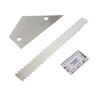 OFFIGAM 3pcs Guitar Fret Rocker Leveling Tool Set with Notched Straight Edge Ruler and String Action Gauge for Acoustic Guitar Fretboard Measurement and Repair