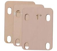 OFFIGAM 3Pcs Guitar Neck Shims Durable Replacement Gaskets for Height Essential for Guitar and Bass Performance