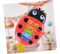 OFFIGAM 3pcs Ladybird Shape Tapping Piano for Educational Musical Instrument Design Enhances Creativity Concentration