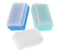 OFFIGAM 3pcs Long Handled Shampoo Brush Sponge Bath Scrubber for Newborn Bath Brush Head Massager