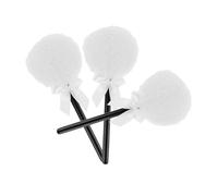 OFFIGAM 3pcs Makeup Puff Soft Bowknot Powder Puff for Women Face Blush Body Powder Makeup Egg Storage Reusable