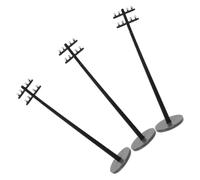 OFFIGAM 3pcs Miniature Telegraph Poles Model DIY Scale for Micro Landscape Scene Building Sand Table Train Accessories and Tiny Park Decorations