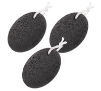 OFFIGAM 3pcs Natural Pumice Stones for Feet and Hands Lava Pedicure Tools Hard Skin Callus Remover Dead Skin Removal and Relax Foot Muscles Function for Beauty Salons and Home Use