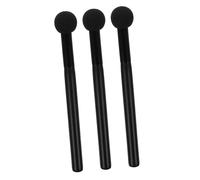 OFFIGAM 3pcs Professional Concealer Brushes Makeup Kit Dual-purpose Lip and Face Smudge Blending Tool Soft Round Latex Sponge for Women