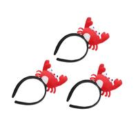 OFFIGAM 3pcs Realistic Plush Hair Bfor Theme Parties Cosplay and Seafood Events Fun Accessory for Adults for Photos and Celebrations