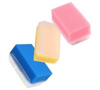 OFFIGAM 3Pcs Sensory Integration Training Bath Sponge Portable Bath Brush for Newborn Skin Soft and Durable Brushes for Daily Deep Cleaning Creative Design for Easy Grip and Storage