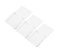 OFFIGAM 3pcs Single-Layer Highlight Box Makeup Case Design Storage Container for Powder Palette Mix