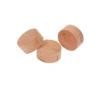 OFFIGAM 3pcs Tuba Water Key Cork Pads Natural Instrument Key Mats Replacement for Tenor Horn Baritone Tuba Khaki Fit Protect