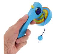 OFFIGAM 3Pcs Wooden Gyroscope Pull String Educational for Fun Spinning Top for Portable and Lightweight Preschool Activity for Boys