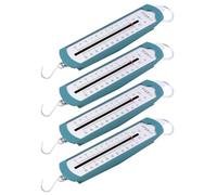 OFFIGAM 4 Pieces 10n Metal Spring Dynamometer Set High Precision Force Gauge Teaching Instrument for Physics Experiments with Stainless Steel Springs and Scale for Student Laboratory Use