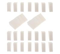 OFFIGAM 40pcs Mini Triangle Makeup Sponges for Precise Foundation and Blush Application, Reusable Beige Sponge Wedges the Go Touchups