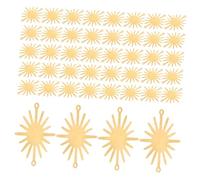 OFFIGAM 40pcs Sun Flower Pendant Charms Jewelry Accessories for DIY Bracelets Necklaces Creative Crafting Supplies