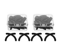 OFFIGAM 48pcs Universal Eyelash Curler Replacement Pads, Black Rubber Cushion Insert Refills Set for Women, Soft Flexible Eyelash Curler Spare Pads Suitable for Daily Makeup