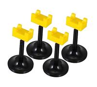 OFFIGAM 4pcs Electrostatic Experiment Holders for Physics Class Rotating Bracket Equipment for Friction Teaching for Junior High School Science Experiments