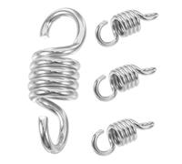 OFFIGAM 4pcs Heavy Duty Outdoor Swing Hanger Spring Hammock Suspension System for Porch Gym Patio Weather Resistant Easy Installation High Strength Design