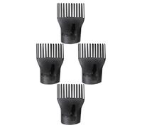 OFFIGAM 4pcs High Temperature Duckbill Nozzle for Hair Dryer Plastic Narrow Concentrator Nozzle Tip for Hair Styling for Salon Home Use
