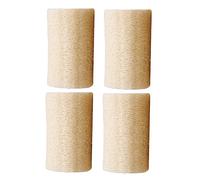 OFFIGAM 4Pcs Natural Loofah Bath Brush Exfoliating Body Scrubber for Gentle Skin Cleaning and Massage for Daily Shower Routine Durable and Comfortable Design