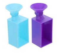 OFFIGAM 4pcs Portable Rhinestone Painting Drill Funnel Set Tool for Sorting Organizing Square Round Beads User Friendly Craft Supplies for DIY Projects Lightweight Compact Design