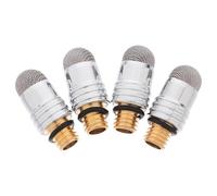OFFIGAM 4pcs Stylus Pen Replacement Tips External Thread M5 Conductive Aluminium Mesh with Silver Fabric for Accurate Points and Enhanced Productivity Suitable for Smartphones and Touch