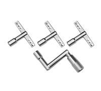 OFFIGAM 4pcs Unloading Drum Key Wrench Essential Hand Drummer Tool with Type and Z Type Keys for Easy Drum Head Changes Durable Construction for Percussion Instruments