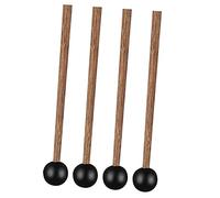 OFFIGAM 4pcs Wooden Drum Mallets for Percussion Instruments Lightweight Ethereal Drumsticks for Xylophones and Tongue Drums for Music Enthusiasts and Learners