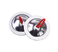 OFFIGAM 5.5cm Mini Finger Cymbals for Kids, Metal Hand Percussion Instrument with Hanging Sling, Good Bounce Feeling, for Developing Children’s Musical Sense and Rhythm Training