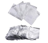 OFFIGAM 500pcs Nail Art Polish Remover Foil Wraps of Non Woven Nail Cleaning Foil for Efficient Gel Polish Removal for Salons and Home Use