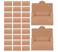 OFFIGAM 50pcs Key Card Holder Blank Envelopes Multipurpose Wear-resistant Kraft Paper Card Protector Sleeves for Hotels and Apartment Buildings Business Use