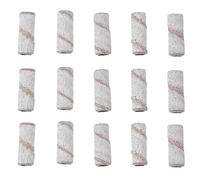 OFFIGAM 50pcs Manicure Sanding Bands for Nail Drill Grit White Mini Nail Art Supplies for Polishing Gel Polish Removal and Acrylic Shaping