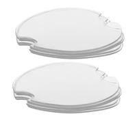 OFFIGAM 50pcs Plastic round Ring Display Holders Jewelry Cards for Earrings with Easy to Carry Design, Improving Display Effectiveness for Home Storage and Exhibitions