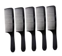 OFFIGAM 5pcs Arc Hair Cutting Combs Set Ultra-thin Flat Hairstyling Combs for Men Professional Barber Hairdressing Tools Suitable for Home and Salon Use