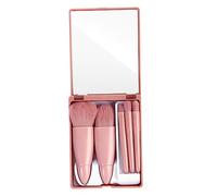 OFFIGAM 5pcs Cosmetic Face Powder Brush Set Makeup Tools Kit Eyeshadow Brush Powder Puff Easy to Use for Diy Makeup