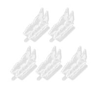 OFFIGAM 5pcs Proof Sliding Door Lock with Abs Design, Safety Lock for Patio Doors and Windows, Proof Feature Prevents Shifting or Lifting, for Nursery and Home Environment